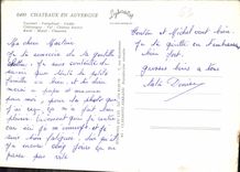 CPM Chateau en Auvergne 