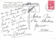 CPM Foantainebleau et ses Merveilles Le Palais  