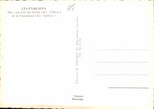 CPM Les Pyrenees Le Lac de Gaube et le Vignemale 