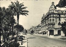 CPM Nice Entree de la Promenade des Anglais L'Hotel Ruhl 