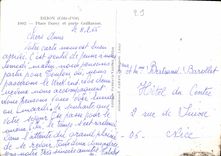 CPM Dijon Cote d'Or Place Darey et porte Guillaume 
