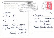 CPM Nancy Meurthe et Moselle L'Hotel de ville le plus vaste des cinq grands pavillons de Here 