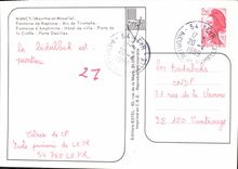 CPM Nancy Meurthe et Moselle Fontaine de Neptune Arc de Triomphe 