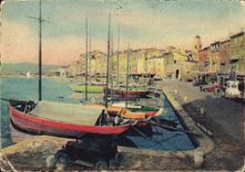 CPM La Cite d'Azur Saint Tropez Le Port et le Quai Suffren 