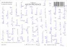 CPM Aix en Provence la place du marche 