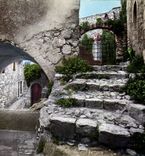 CPM Cote d'Azur Eze Village L'Entree du Museum 