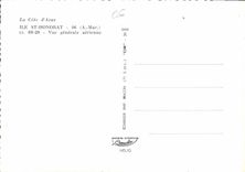 CPM La Cote d'Azur Ile St Honorat Vue generale aerienne 