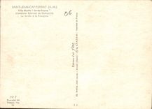 CPM Saint Jean Cap Ferrat Villa Musee Ile de France Fondation Ephrussi de Rothschild Le Jardin a la 