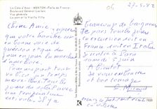 CPM La Cote d'Azur Menton Perle de France Boulevard General Leclerc Vue generale Le port et la Vieil