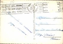 CPM Nice La Plage et la Promenade des Anglais 