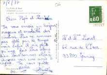 CPM La Cote d'Azur Cannes la nuit Le Port le Casino et la Croisette 