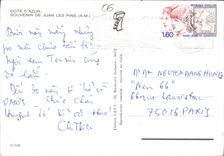 CPM Souvenir Juan les Pins 