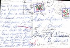 CPM Cote d'Azur Cannes Plage du Midi au fond la Pointe de Palm 