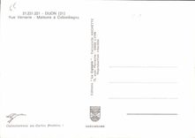 CPM Dijon Rue Verrerie Maisons a Colombages 