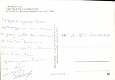 CPM Troyes Aube Capitale de la Champagne Maisons Champenoises Rue E Zola