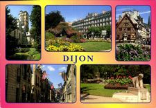 CPM Dijon Cote d'Or Tour Philippe le Bon Place Darcy 