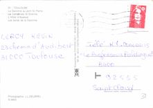 CPM Toulouse La Garonne au pont St Pierre 