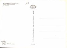 CPM St Thibault Cote d'Or Eglise de St Thibault Le Portail