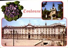 CPM Toulouse Ville d'Art La Place et le donjon du Capitole 