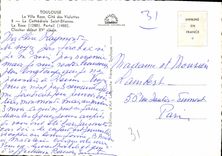 CPM Toulouse La Ville Rose Cite des Violettes La Cathedrale Saint Etienne La Rose 