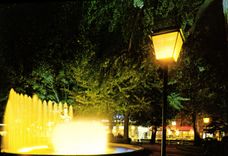 CPM Toulouse Square Wilson Statue de Goudouin vus de nuit 