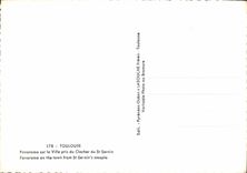 CPM Toulouse Panorama sur la Ville pris du Clocher de St Sernin 