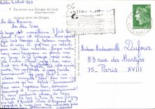 CPM Excursion aux Gorges du Loup Alpes Maritimes Le Loup dans les Gorges 