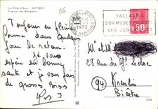 CPM La Cote d'Azur Antibes Vue sur les Remparts 