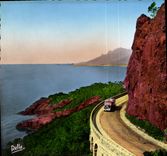 CPM La Cote d'Azur Route de la Corniche d'Or a Miramar d'Esterel au fond le Cap Roux 