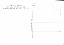 CPM La Cote d'Azur Route de la Corniche d'Or a Miramar d'Esterel au fond le Cap Roux 