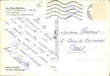 CPM Les Alpes Maritimes Valberg Vue generale et la chaine du Saint Honorat 