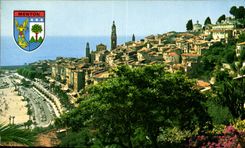 CPM Menton Alpes Maritimes La Vieille Ville 