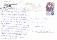 CPM Menton Alpes Maritimes La Vieille Ville 