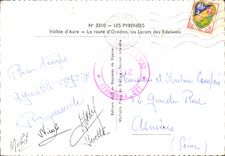 CPM Les Pyrenees Vallee d'Aure La route d'Oredon les Lacets des Edelweis 