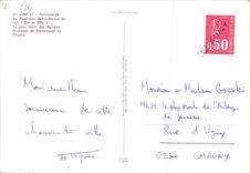 CPM Toulouse La Basilique Saint Sernin de Nuit La plus belle des Eglises Romanes de Pelerinage en Fr