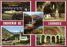 CPM Souvenir de Lourdes 