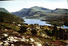 CPM The snowdon Massif from Fachwen Caernarvonshire