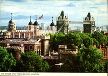 CPM The Tower and Tower Bridge London 