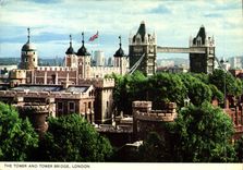 CPM The Tower and Tower Bridge London 