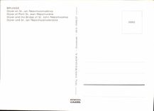 CPM Brugge Dijver et Pont St Jean Nepomucene