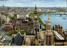 CPM Big Ben the House of Parliament and the River Thames London 