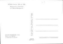 CPM Vitrail Marguerite d'Autriche et Sainte Marguerite Bourge en Bresse 