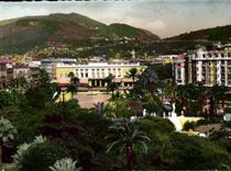 CPM La Cote d'Azur Nice Le Jardin Albert 1er et le casino municipal