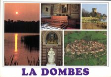 CPM La Dombes couchant sur un etang 