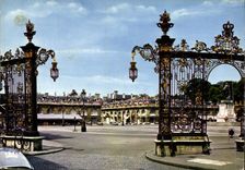 CPM Nancy M et M La Place Stanislas et les grilles en fer forge de Jean Lamour 