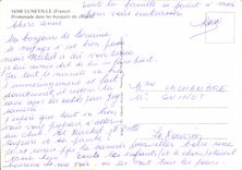 CPM Luneville France Promenade dans les bosquets du chateau 