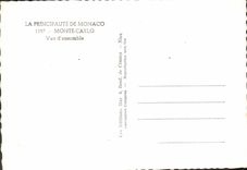 CPM La Principaute de Monaco Monte Carlo Vue d'ensemble 
