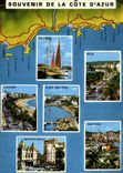 CPM Souvenir de la Cote d'Azur 