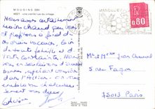 CPM Mougins une vieille rue du village 