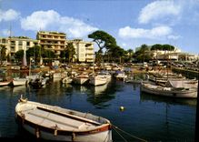 CPM Cannes Le Casino du Palm Beach et un coin de san Port 